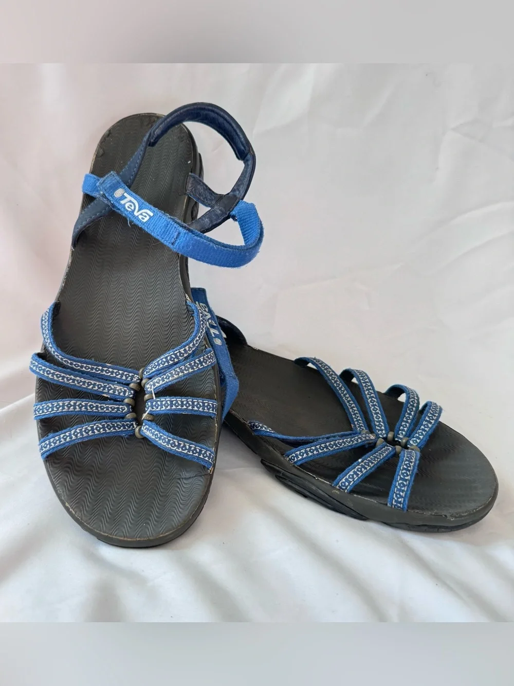Teva Kayenta Dream Weave Womens 9.5 Blue & Black Strappy Outdoor Sandals